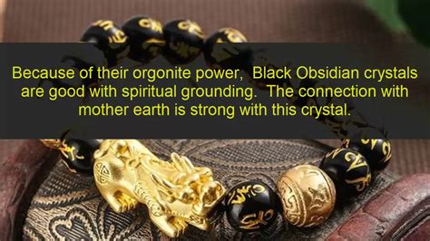 What happens when you wear a black obsidian bracelet?