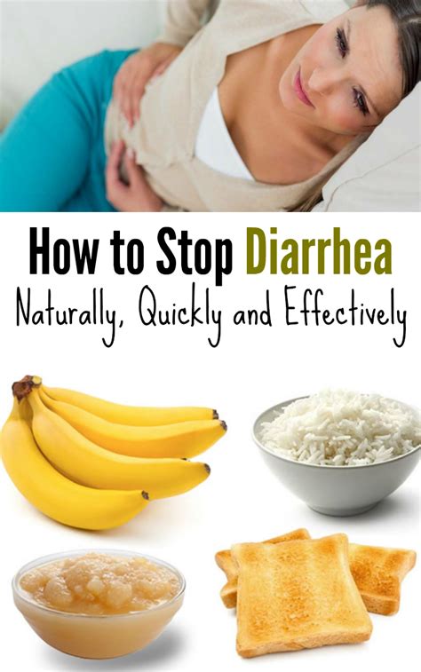 What helps a rumbling stomach and diarrhea?