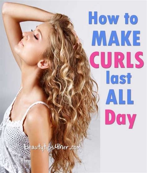 What helps curls last longer?