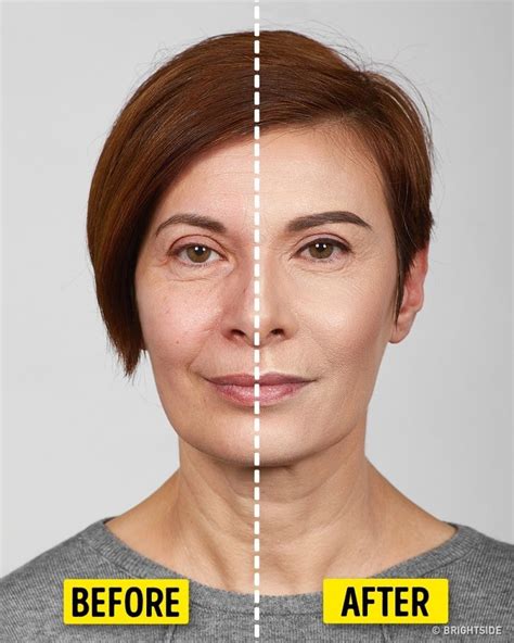 What helps face look younger?