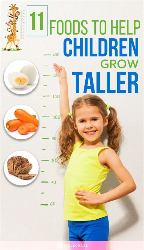 What helps kids grow taller?