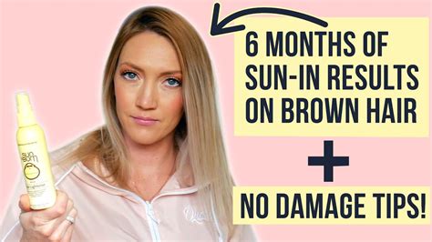 What helps lighten hair in the sun?