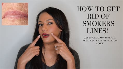 What helps with smokers lips?