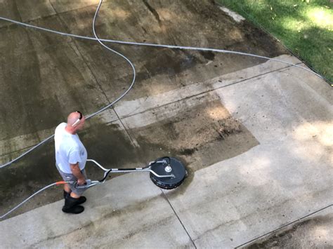 What home remedy can you use to clean concrete?