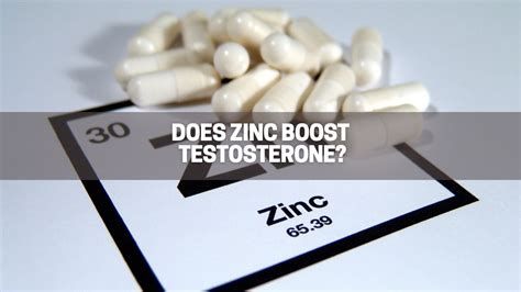 What hormone does zinc increase?