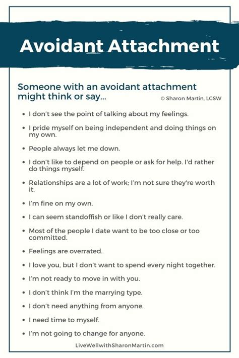 What hurts an avoidant?