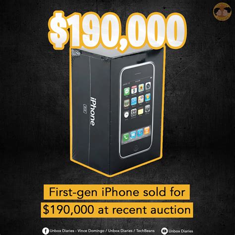 What iPhone was sold for 190000?