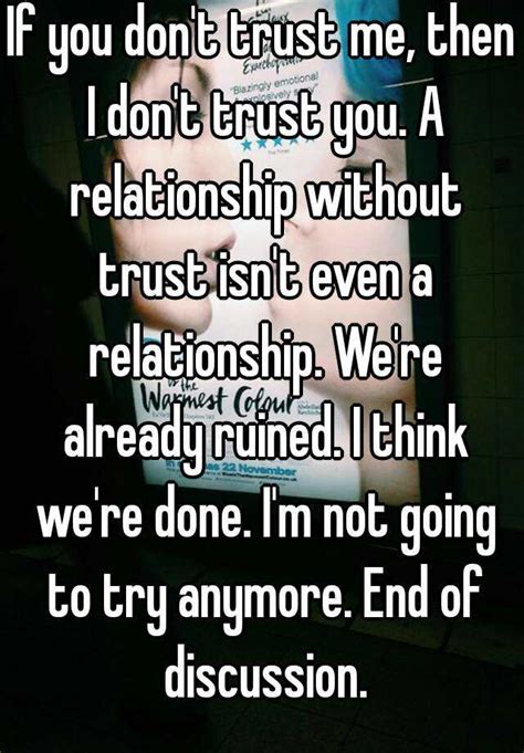 What if I don't trust my partner anymore?