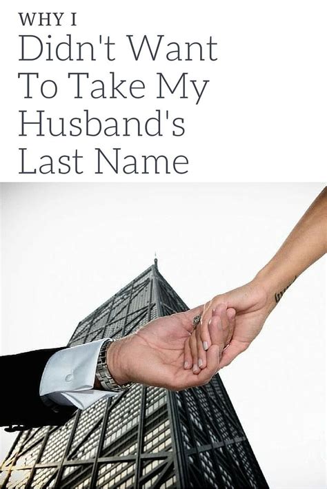 What if I don't want to take my husband's last name?