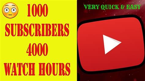 What if I get 1,000 subscribers but not 4000 watch hours?