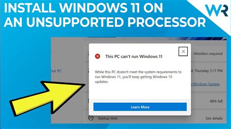 What if I install Windows 11 on unsupported CPU?