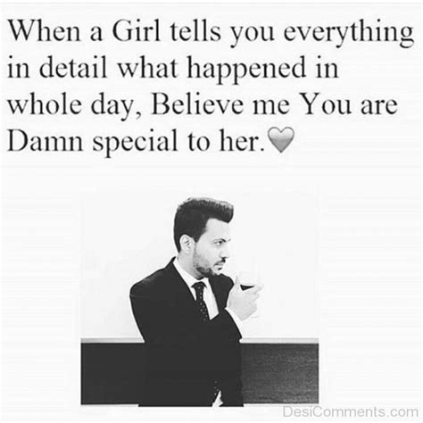 What if a girl tells you everything?