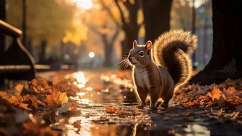 What if a squirrel follows you?
