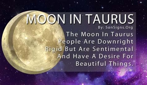 What if my moon is in Taurus?