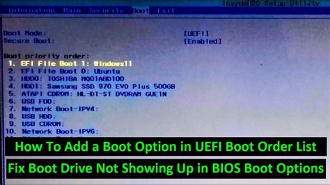 What if there is no UEFI boot option?