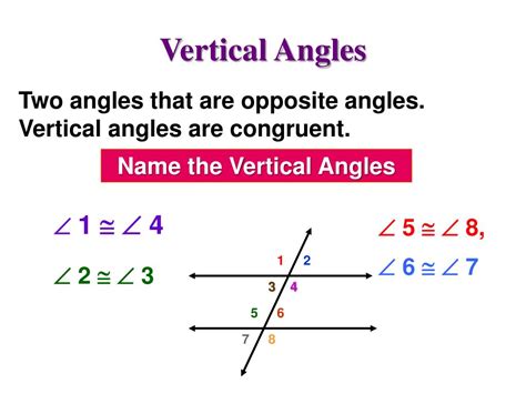 What if two angles are vertical angles?