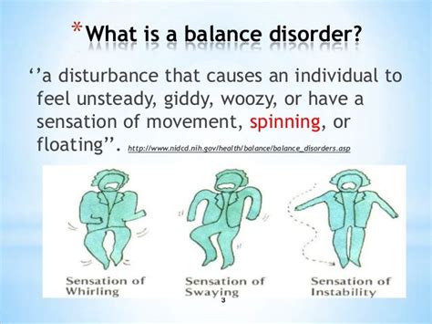 What illness causes balance problems?