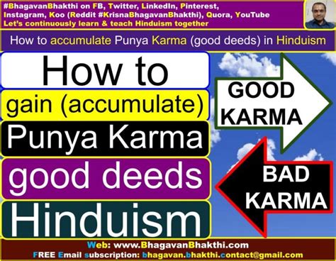 What increases karma?