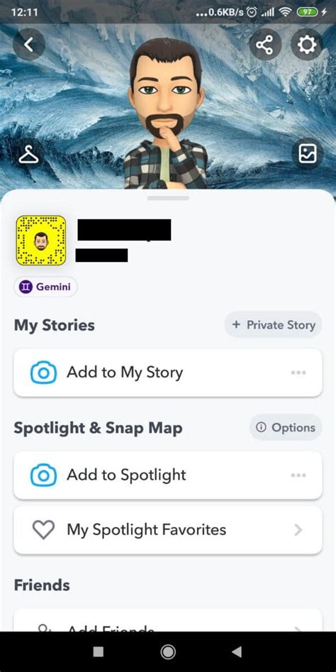 What info can someone see on Snapchat?