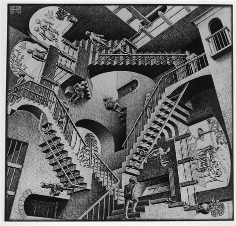 What inspired MC Escher's art?