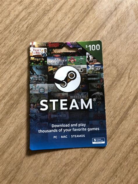 What is $100 Steam card used for?