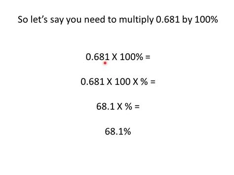 What is 0.4 multiplying 100?