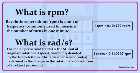 What is 1 RPM equal to?