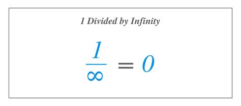 What is 1 divided by an infinitely small number?