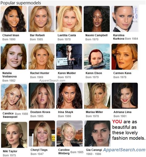 What is 1 named supermodel?