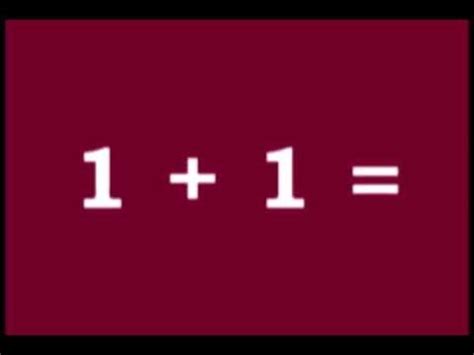 What is 1 plus 1 scientifically?