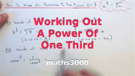 What is 1 to third power?