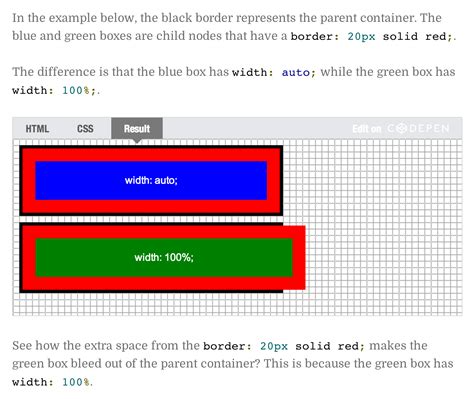 What is 100% width?
