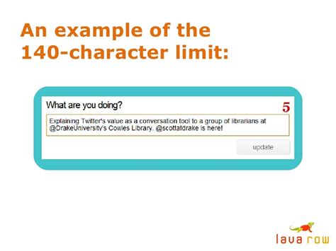 What is 140 character?