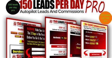 What is 150 leads per day?