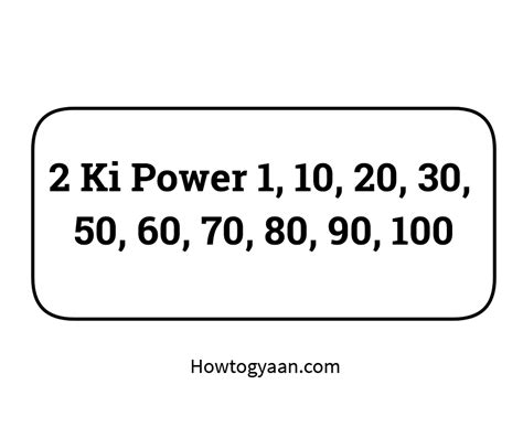 What is 2 ki power 20?