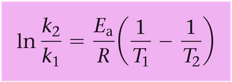 What is 2.303 in Arrhenius equation?