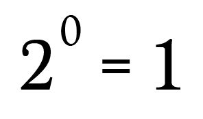 What is 3 raised to 0?