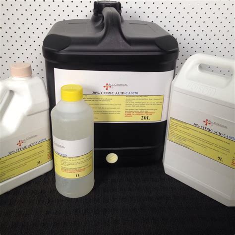 What is 30% citric acid solution?