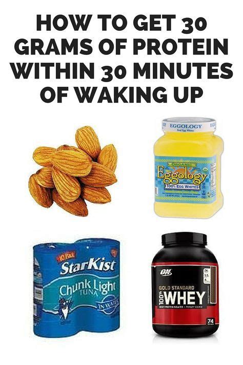 What is 30g protein 30 minutes waking up?
