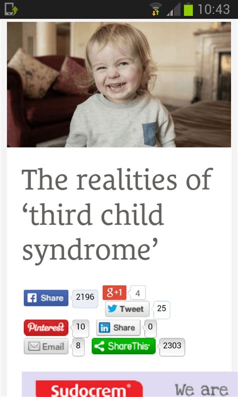 What is 3rd child syndrome?