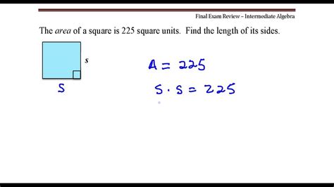 What is 4 times the side of the square?