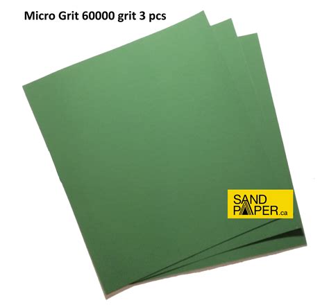 What is 60000 grit sandpaper used for?