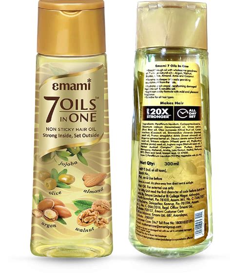 What is 7 oils in one enriched hair oil?