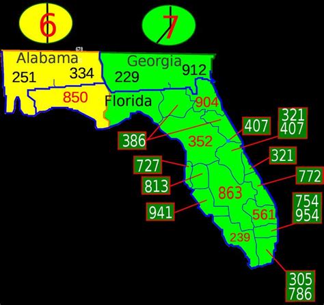 What is 772 in Florida?