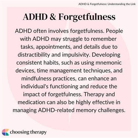 What is ADHD forgetfulness like?