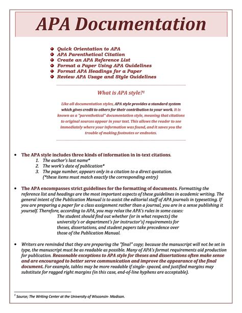 What is APA format in research?