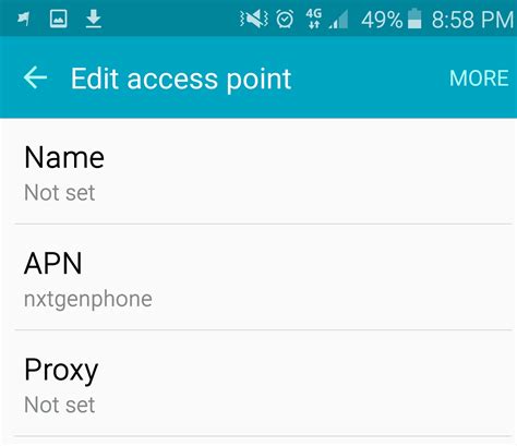 What is APN settings?