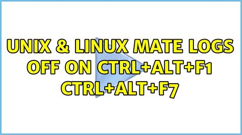 What is Alt F7 in Linux?