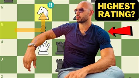 What is Andrew Tate chess rating?