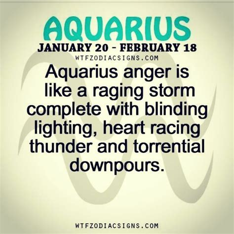 What is Aquarius anger like?